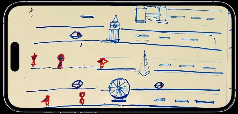 Shared lane-based waiting activity concept for passengers on the same train.
